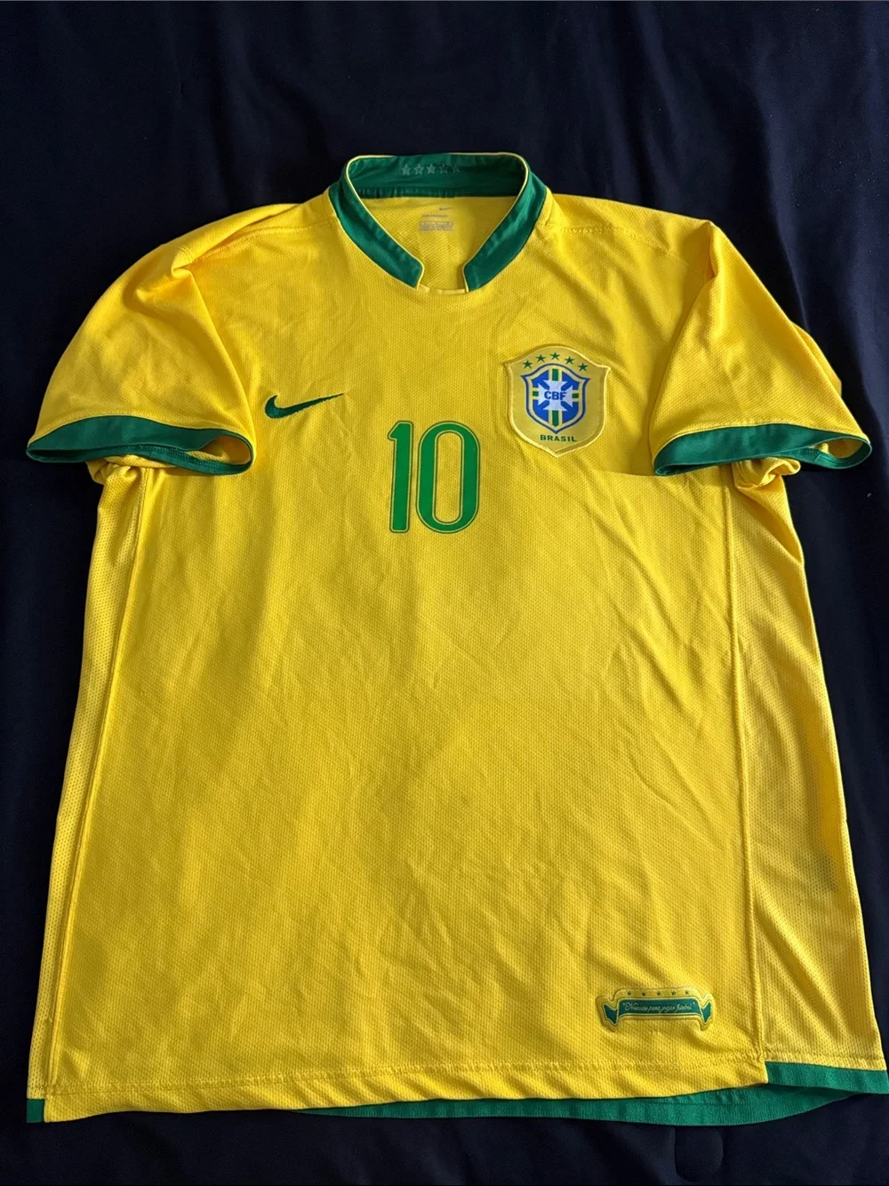 VINTAGE Brazil 🇧🇷 #10 Ronaldinho 2006 FIFA World Cup Nike Home Jersey